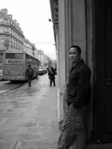 On the streets of Paris, 2003.